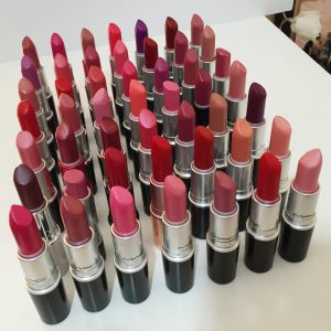 Lipsticks that range in colour from pink to nearly black